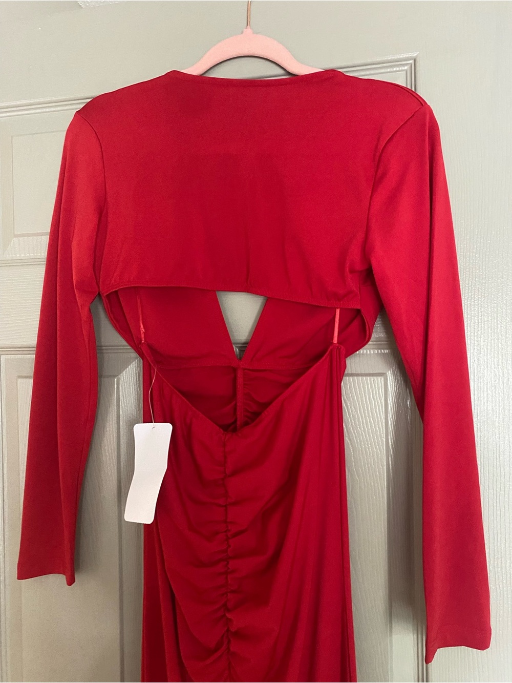 kikiriki Red Split-Front Maxi Dress - Picture 3 of 8
